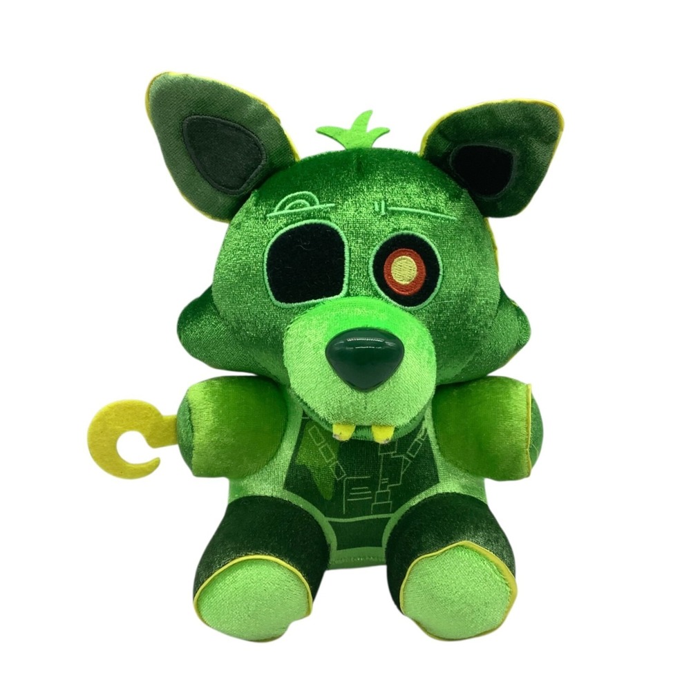 Funko Five Nights At Freddys Radioactive Foxy Stuffed Animal Plush 8" Green